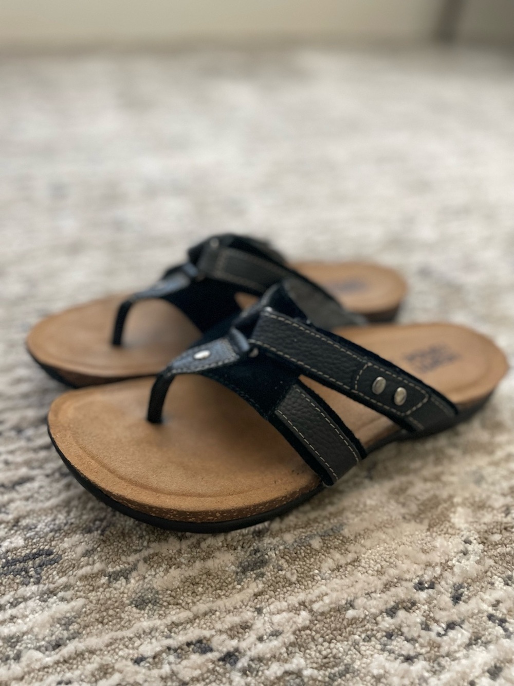Kalso Earth Shoe Negative Heel Leather Sandals Size 9 - Picture 3 of 8